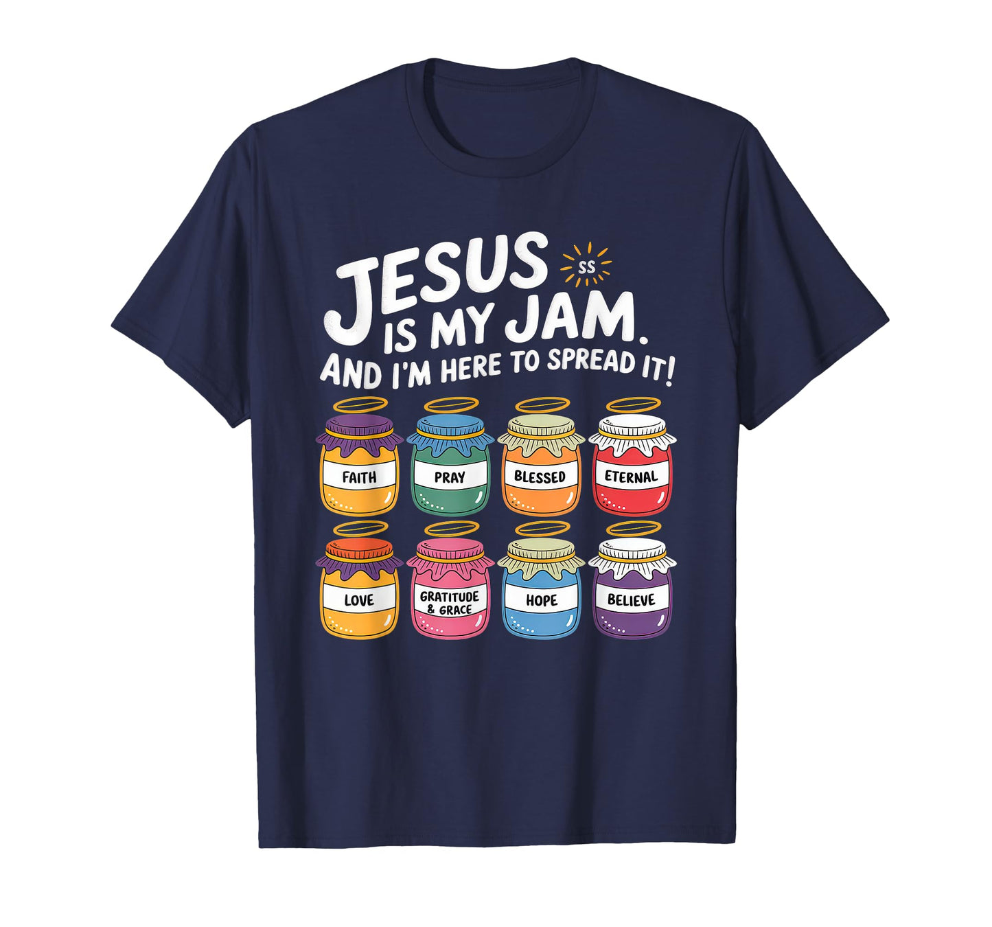 Jesus is My Jam Tshirt Men Women Christian Bible Verse T-Shirt