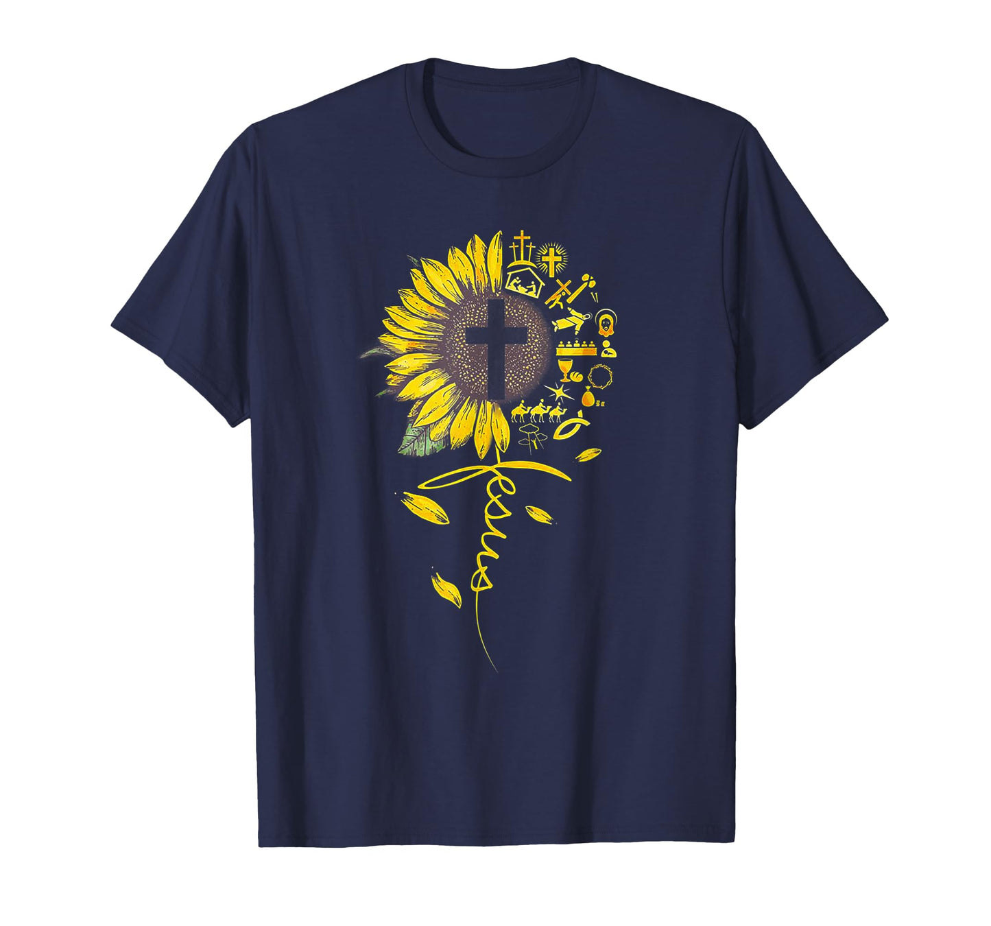 Jesus Sunflower TShirt - Funny Christian sunflowers Gift