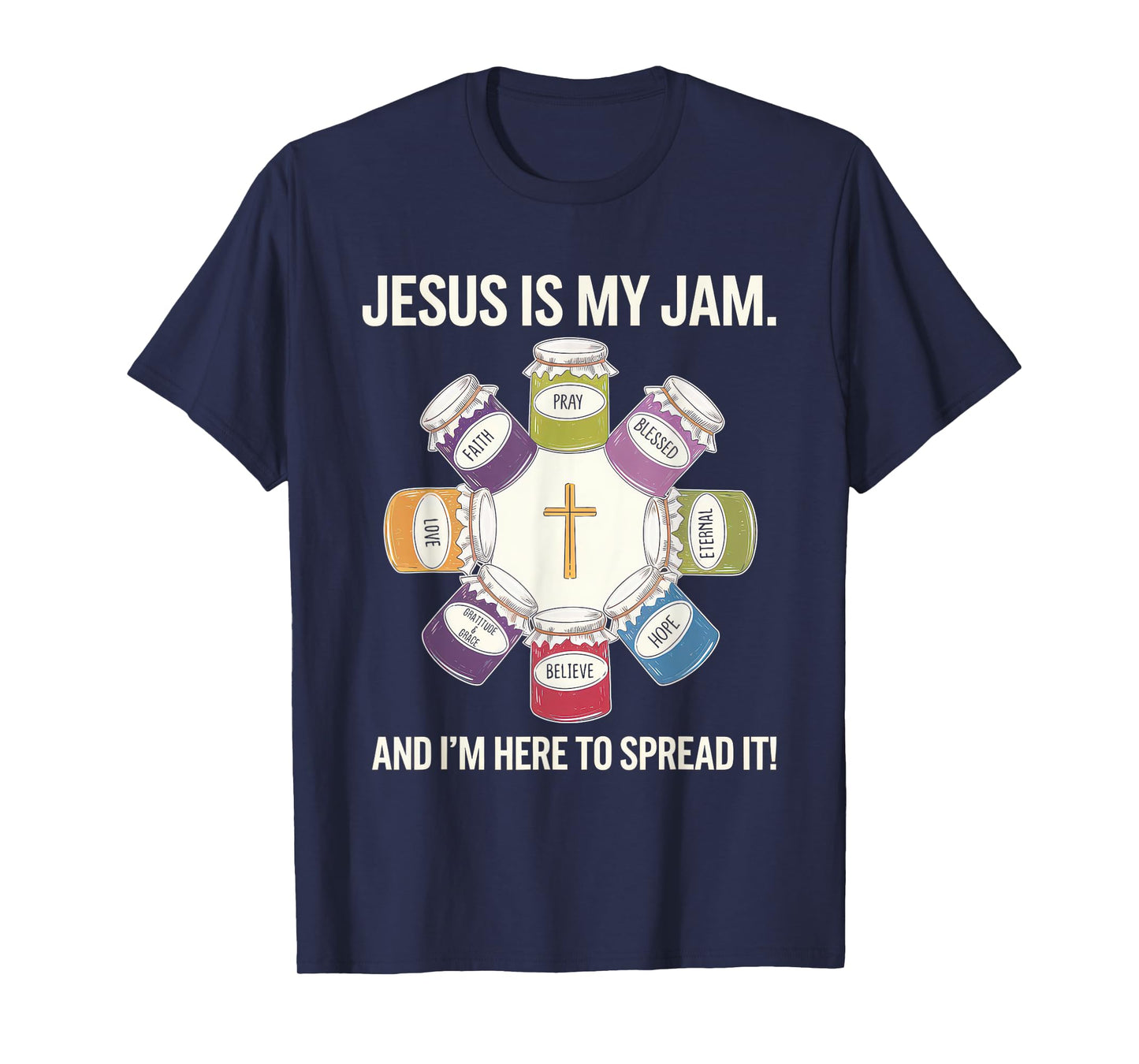 Jesus is My Jam Tshirt Men Women Christian Bible Verse T-Shirt