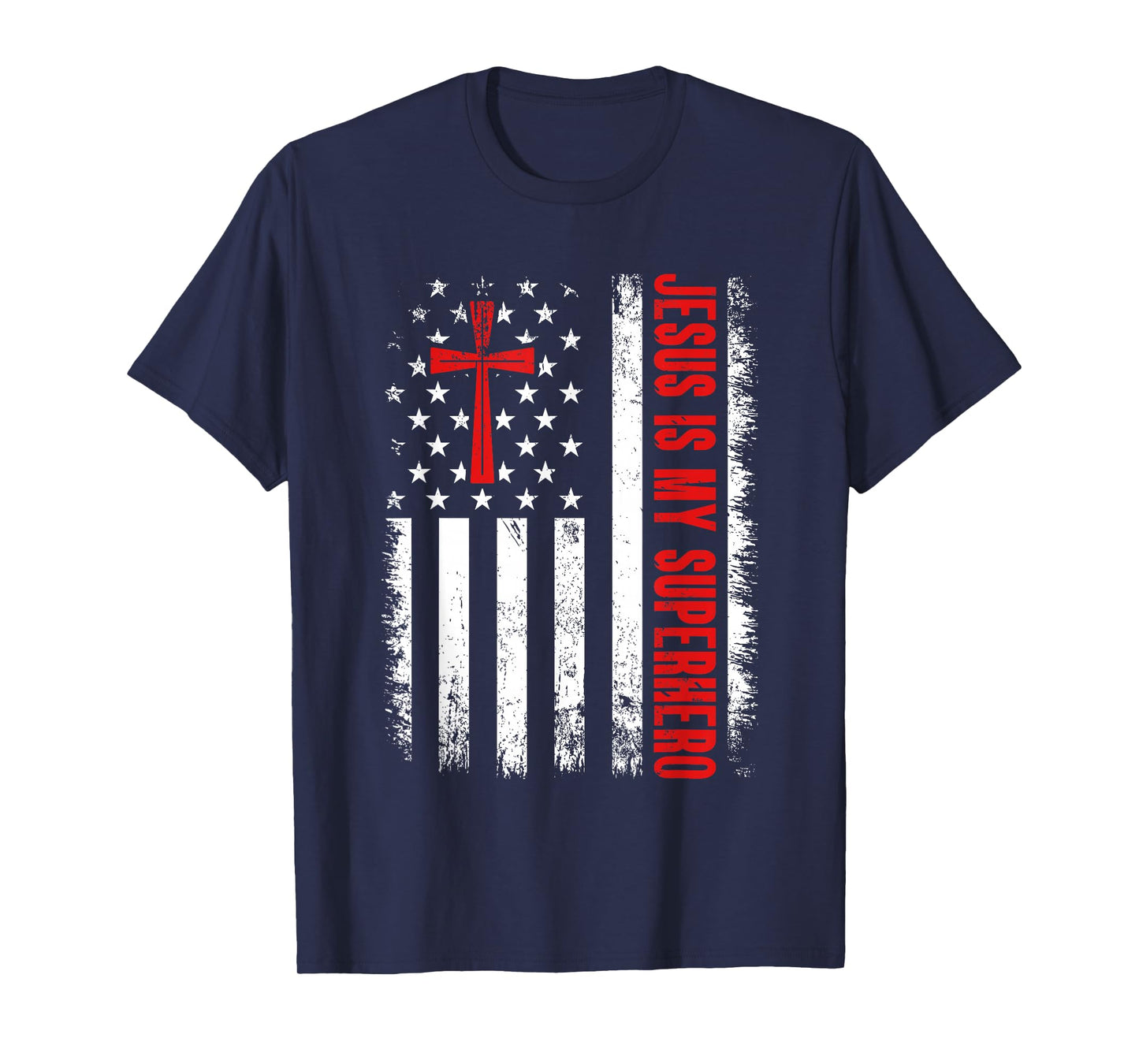 Jesus is My Superhero - Christian Religious T-Shirt