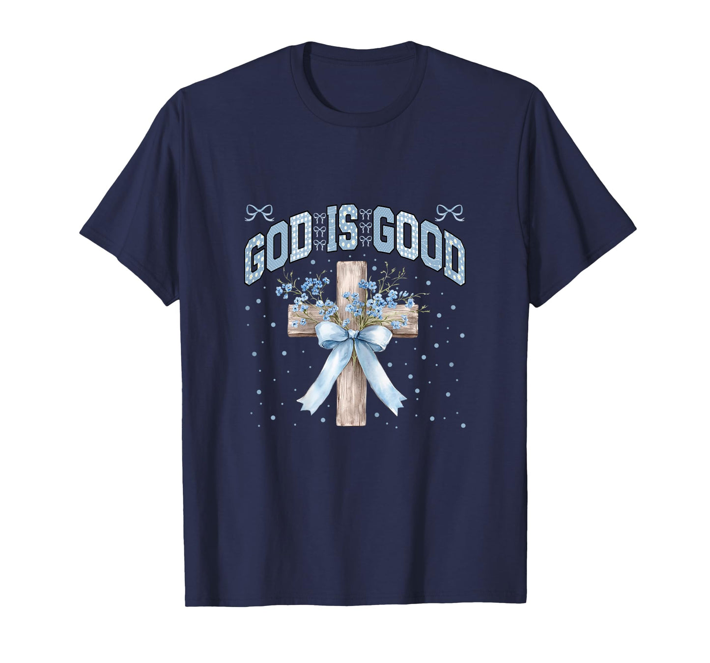 Faith Religious Cross Bow God is Good T-Shirt