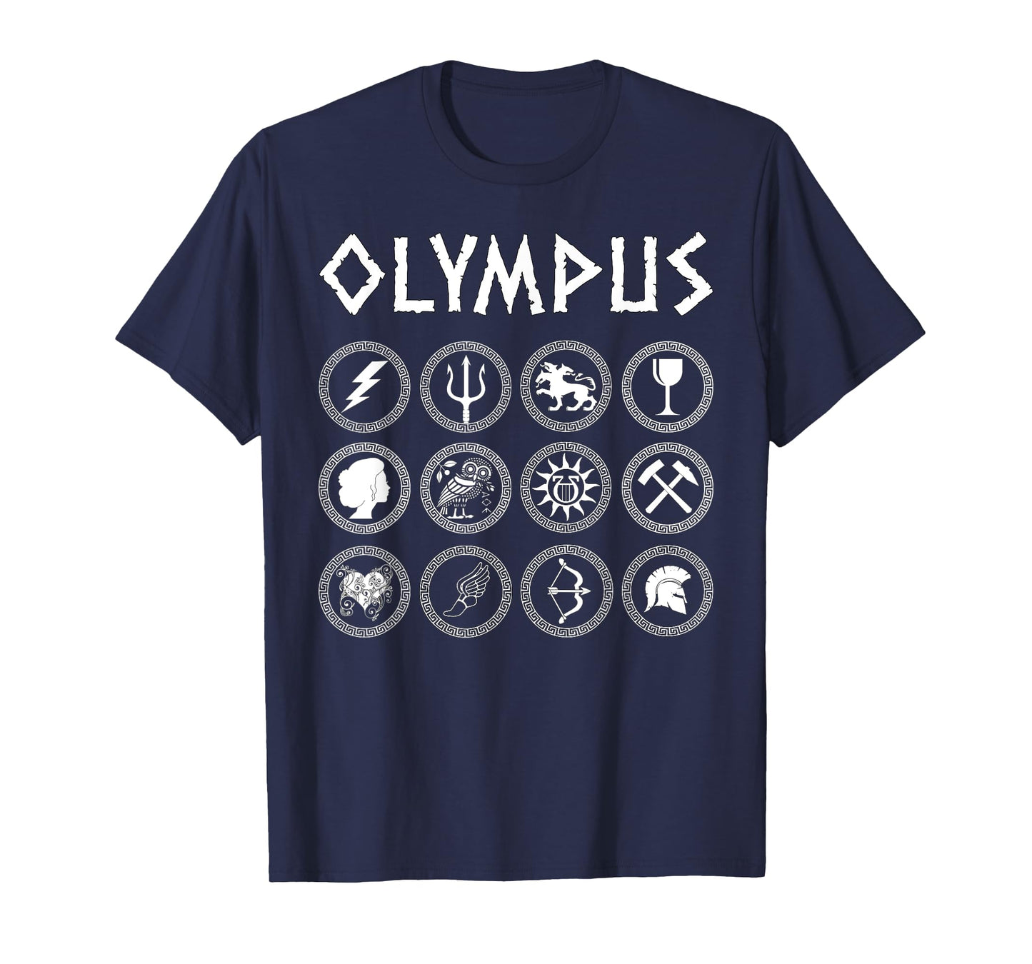 Greek Gods and Goddesses of Olympus Greek Mythology T-Shirt