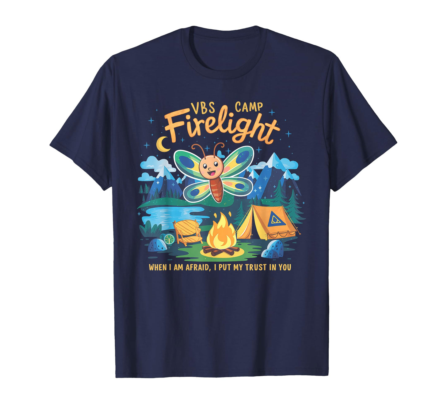 Camp Firelight VBS Camp Vacation Bible School Firework 2024 T-Shirt