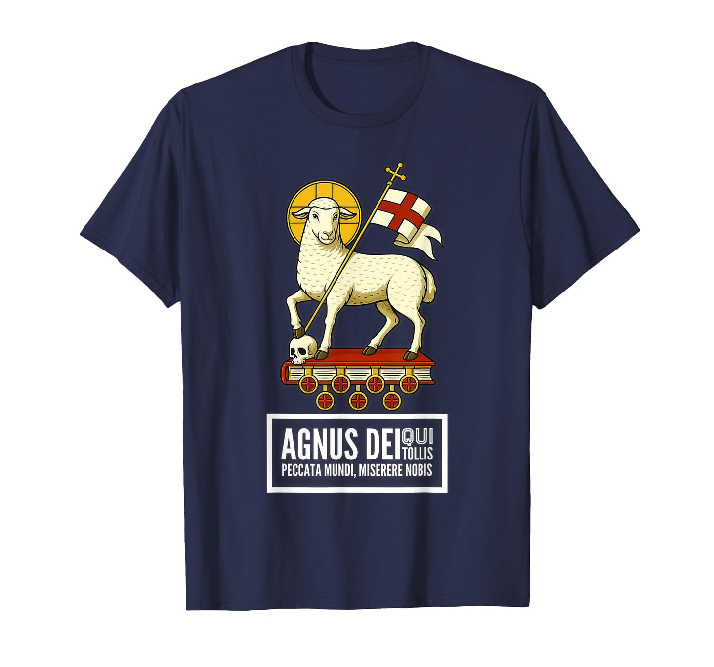 Agnus Dei Sanctus Traditional Latin Mass Catholic T-Shirt