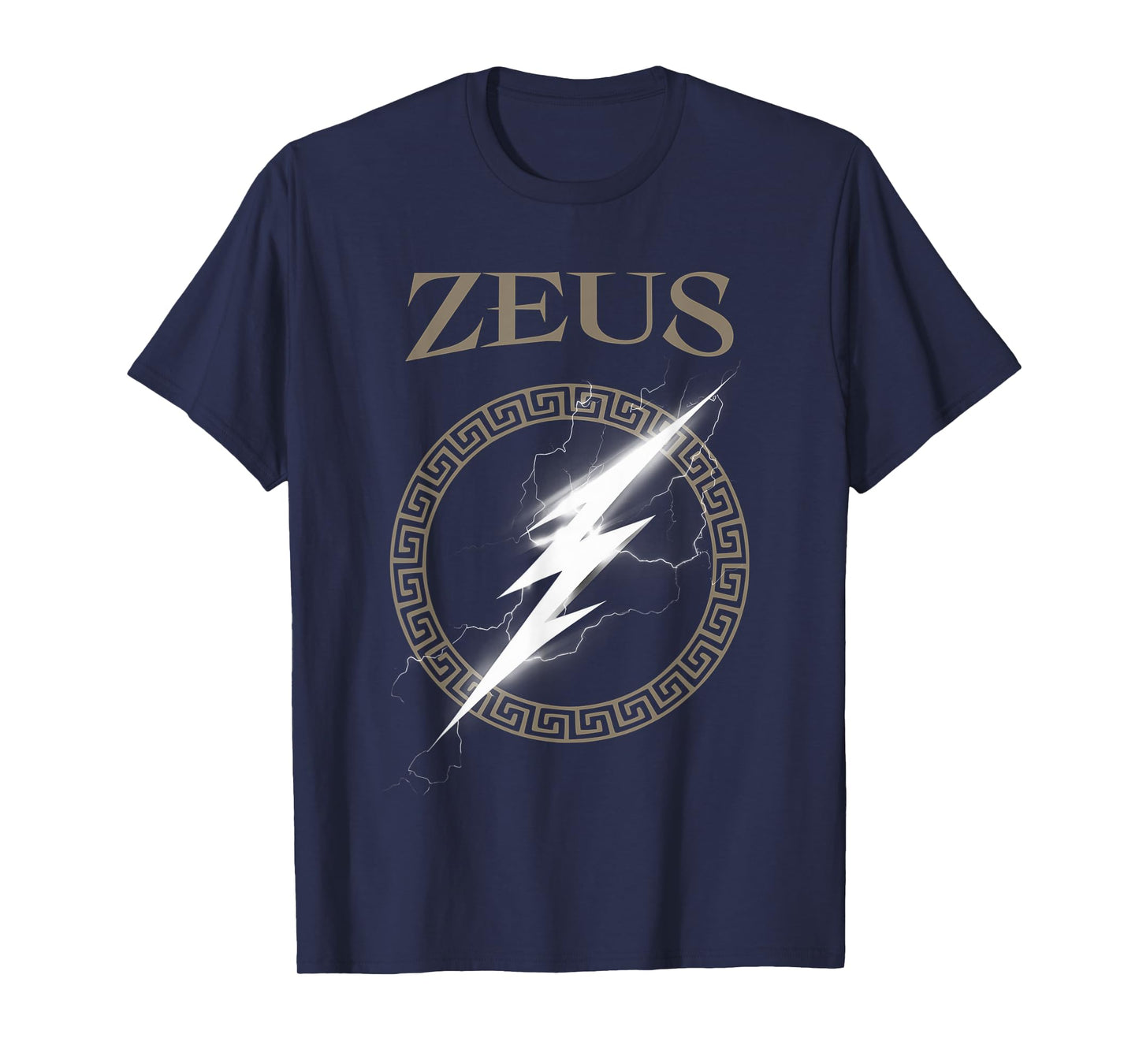 Zeus Greek God Lightning Bolt Symbol T-Shirt