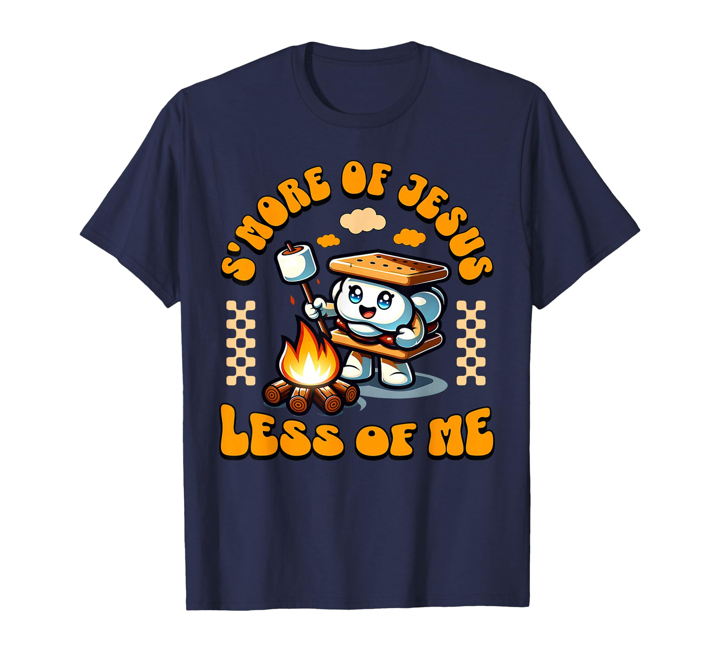 S'More of Jesus Less of Me Fall Christian Thanksgiving Camp T-Shirt