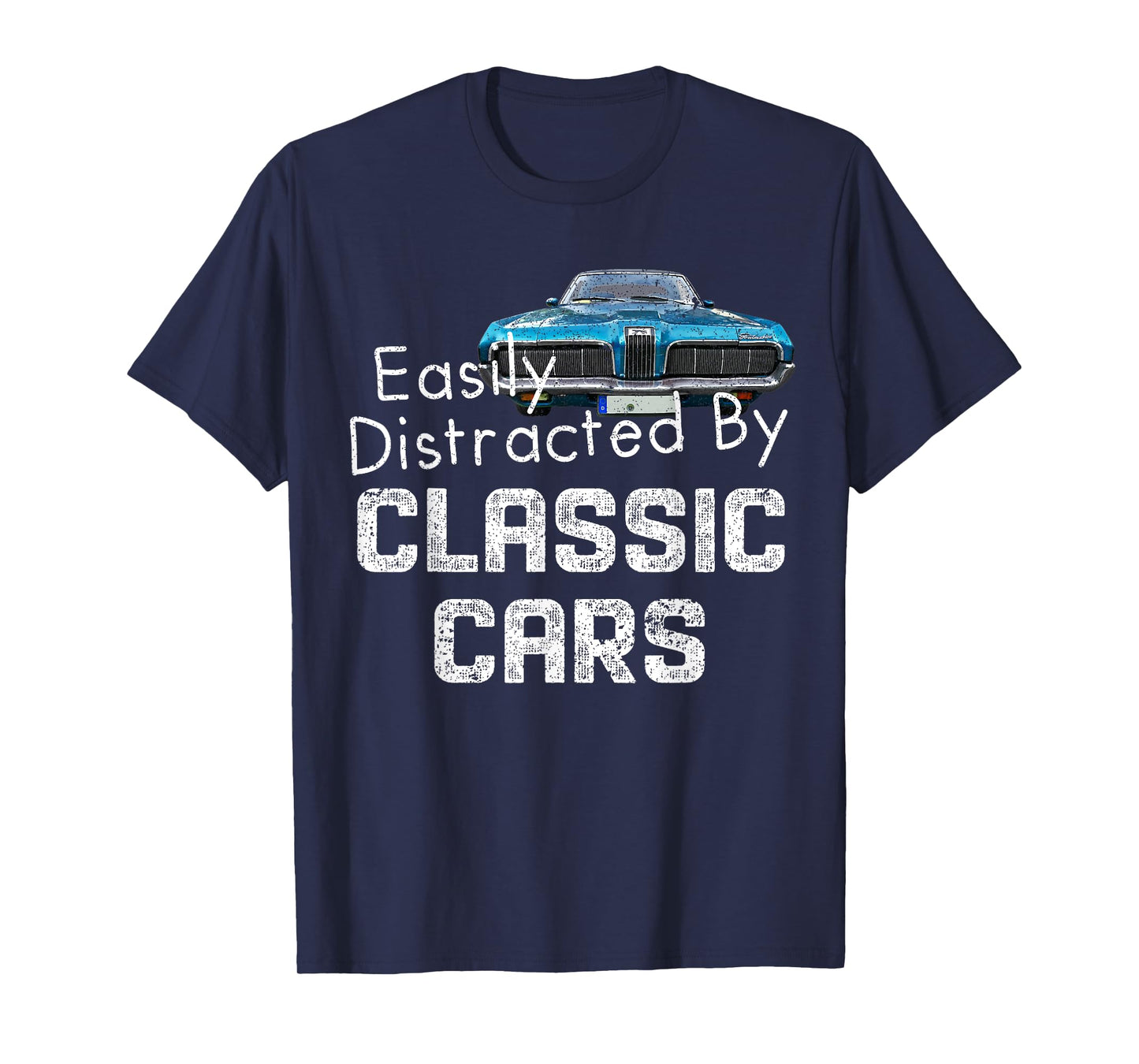 1968 68 Mercury Cougar easily distracted by classic car T-Shirt
