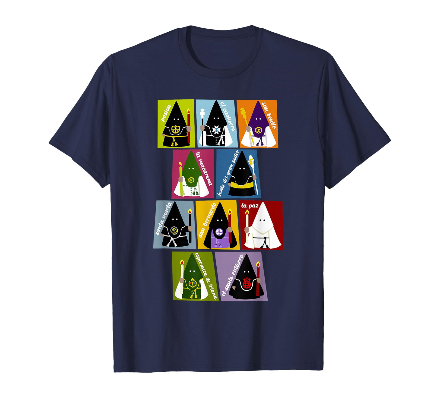 Holy Week Seville Nazarenos Chibi Kawaii T-Shirt