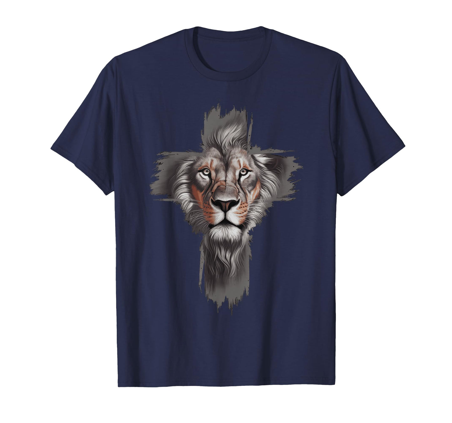 Lion of Judah Christian Cross T-Shirt