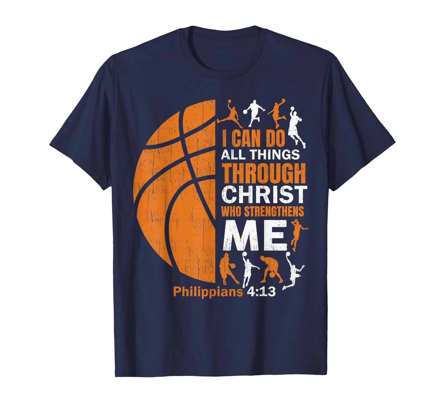 Basketball T Shirt Christian Christ Bible Verse Men Players T-Shirt