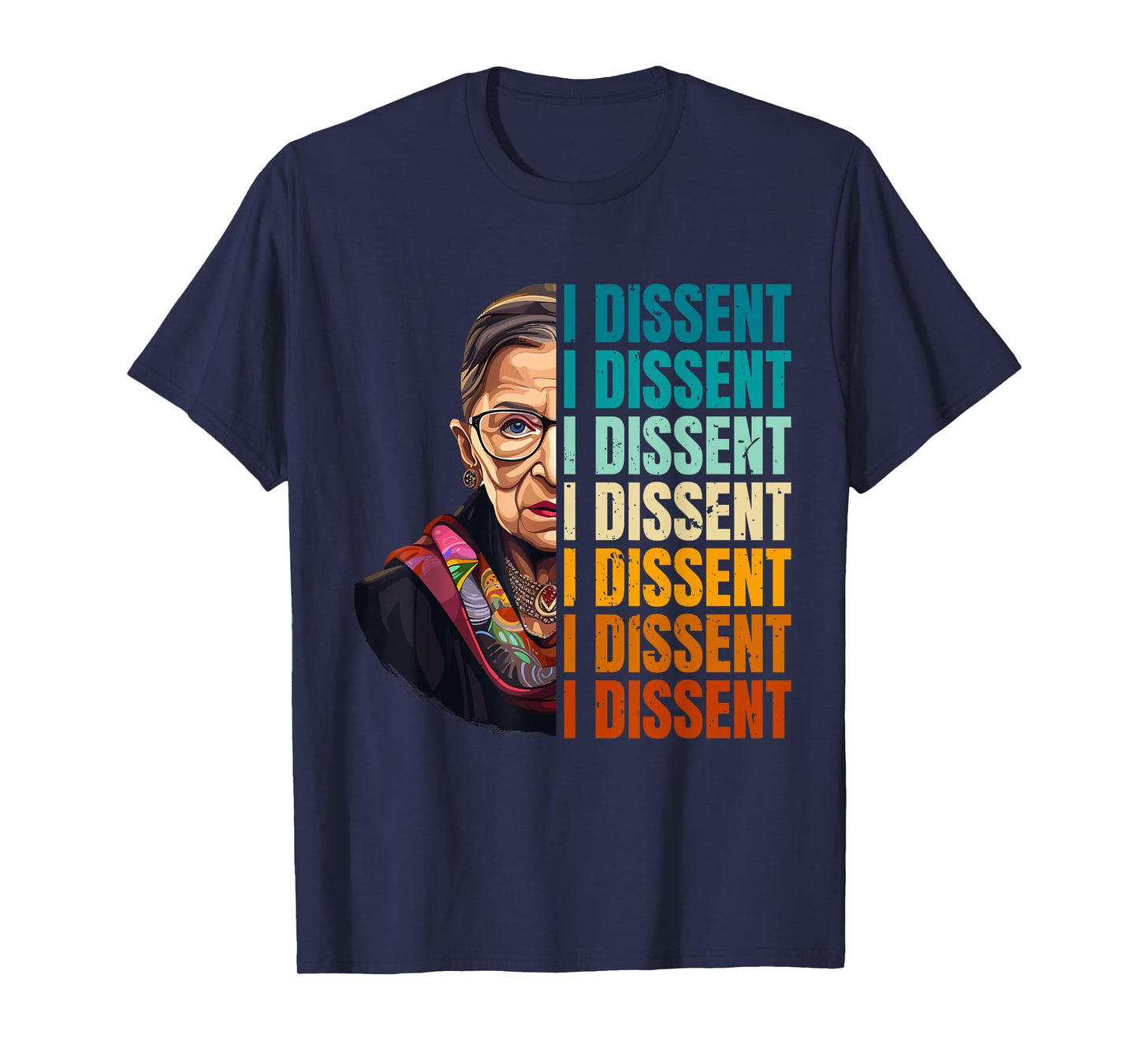 I Dissent Vintage Ruth Bader Ginsburg Quote T-Shirt