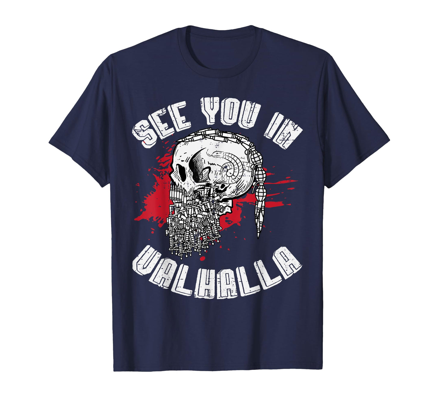 Viking See You In Valhalla Norse Mythology Men Boys Kids T-Shirt