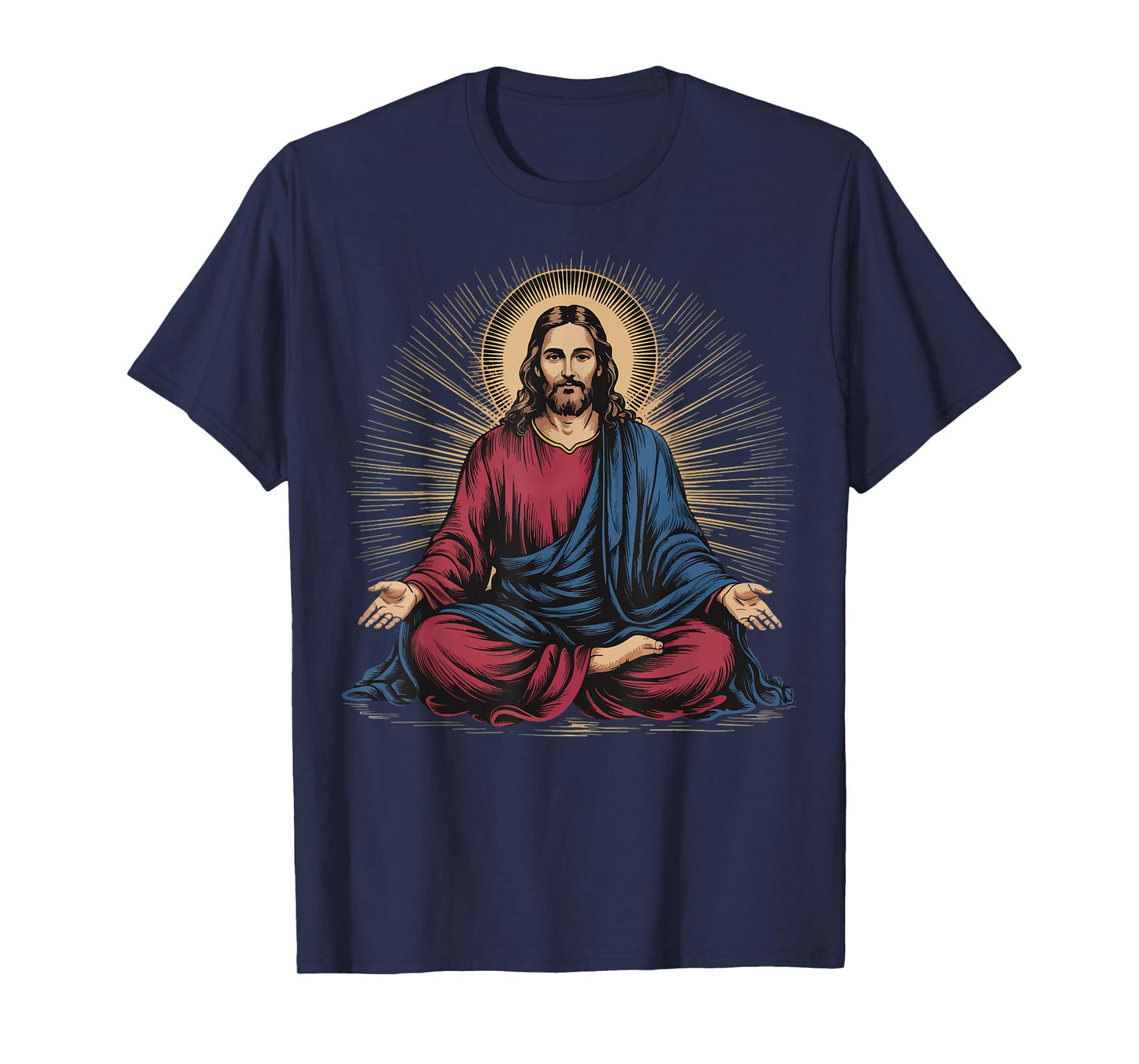 Jesus Meditating Christian Meditation T-Shirt