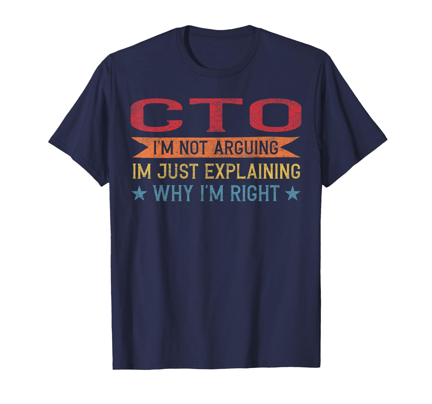 Funny CTO Gift Ideas Funny Profession Quote CTO T-Shirt - Unisex-Adults, Black, Small, Short Sleeve