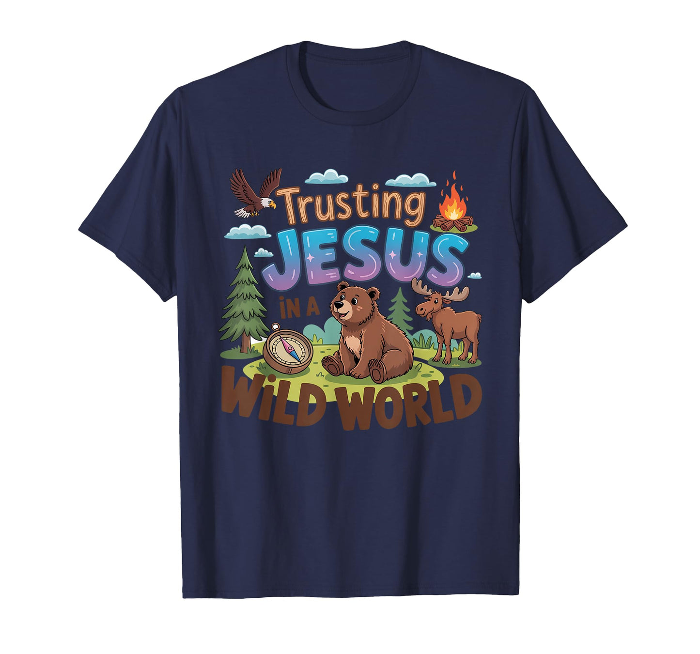 True North VBS Trusting Jesus In A Wild World Summer Camp T-Shirt