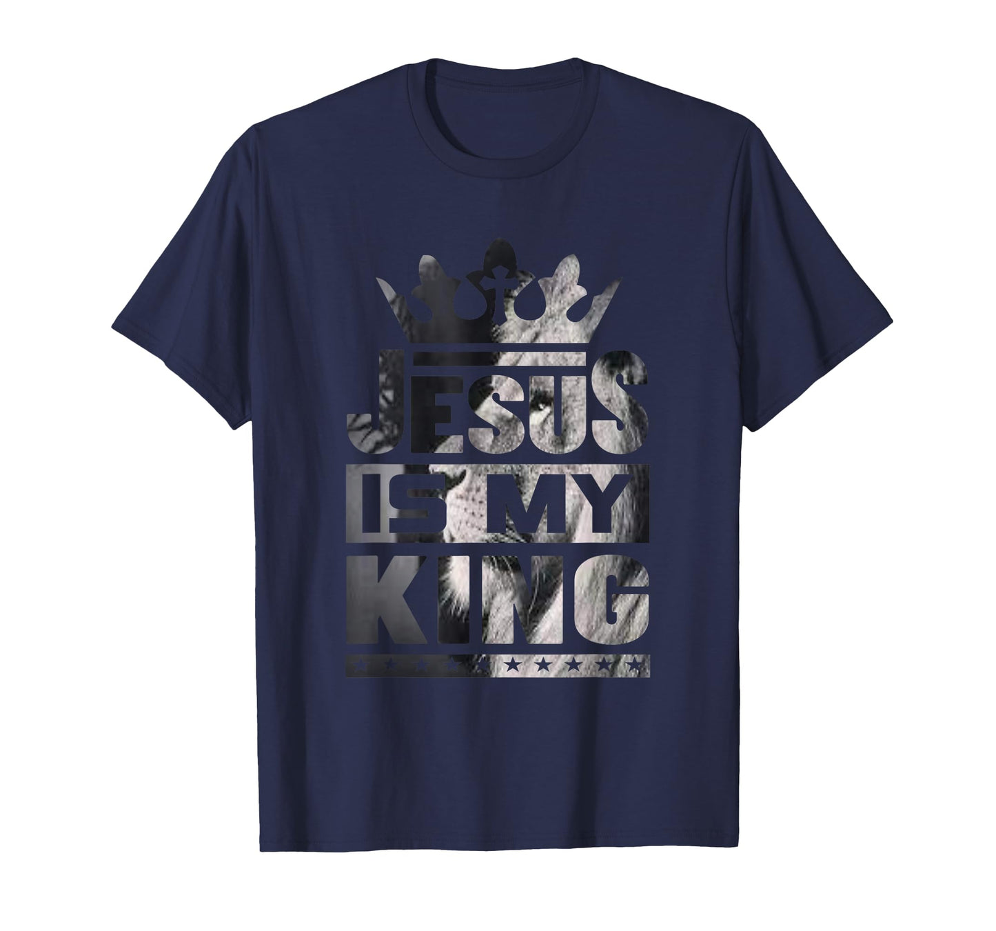 Jesus is My King – Bold Faith and Strength Design T-Shirt