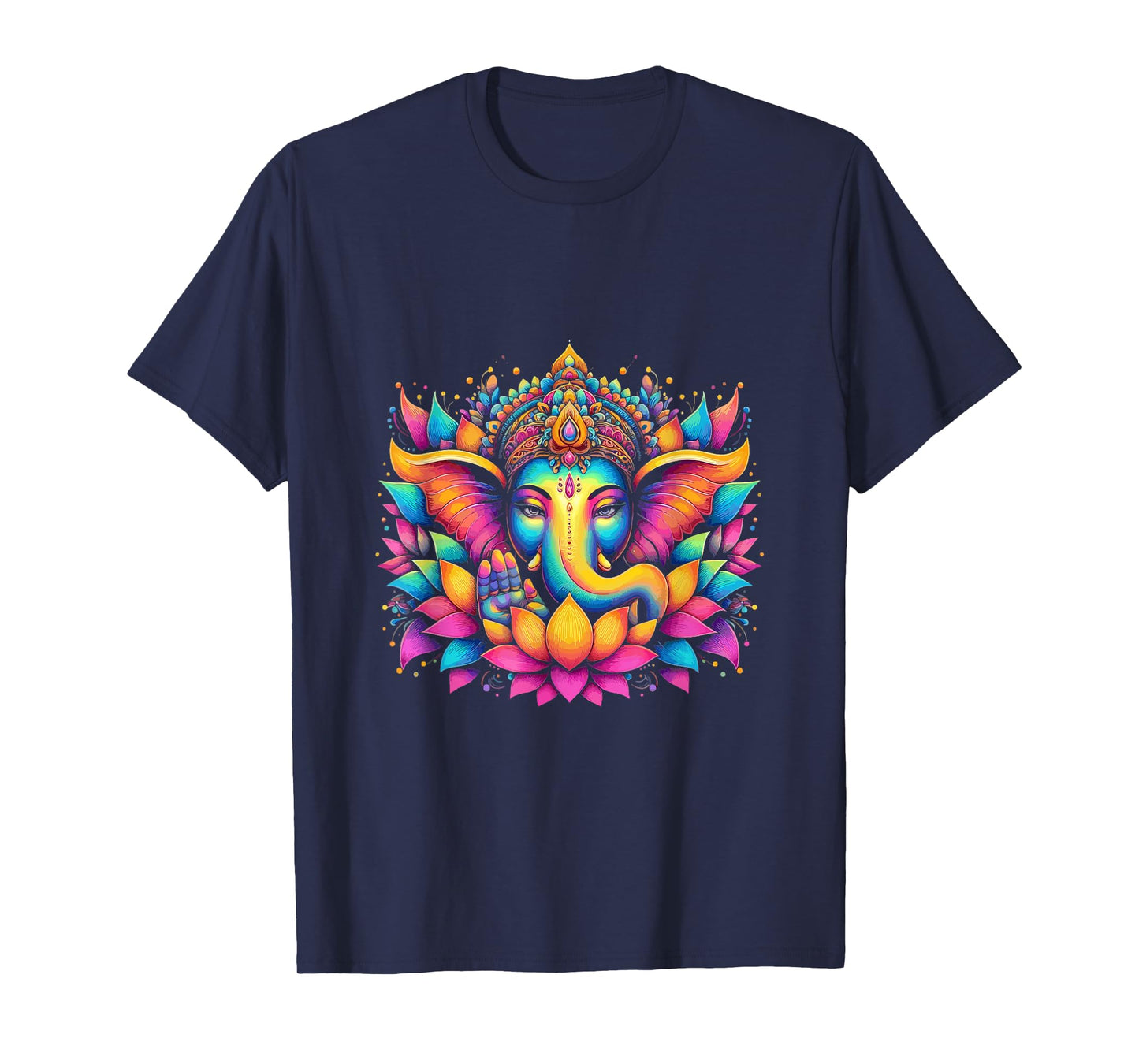 Ganesh Symbol Yoga Hindu Elephant God Ganesha Puja T-Shirt