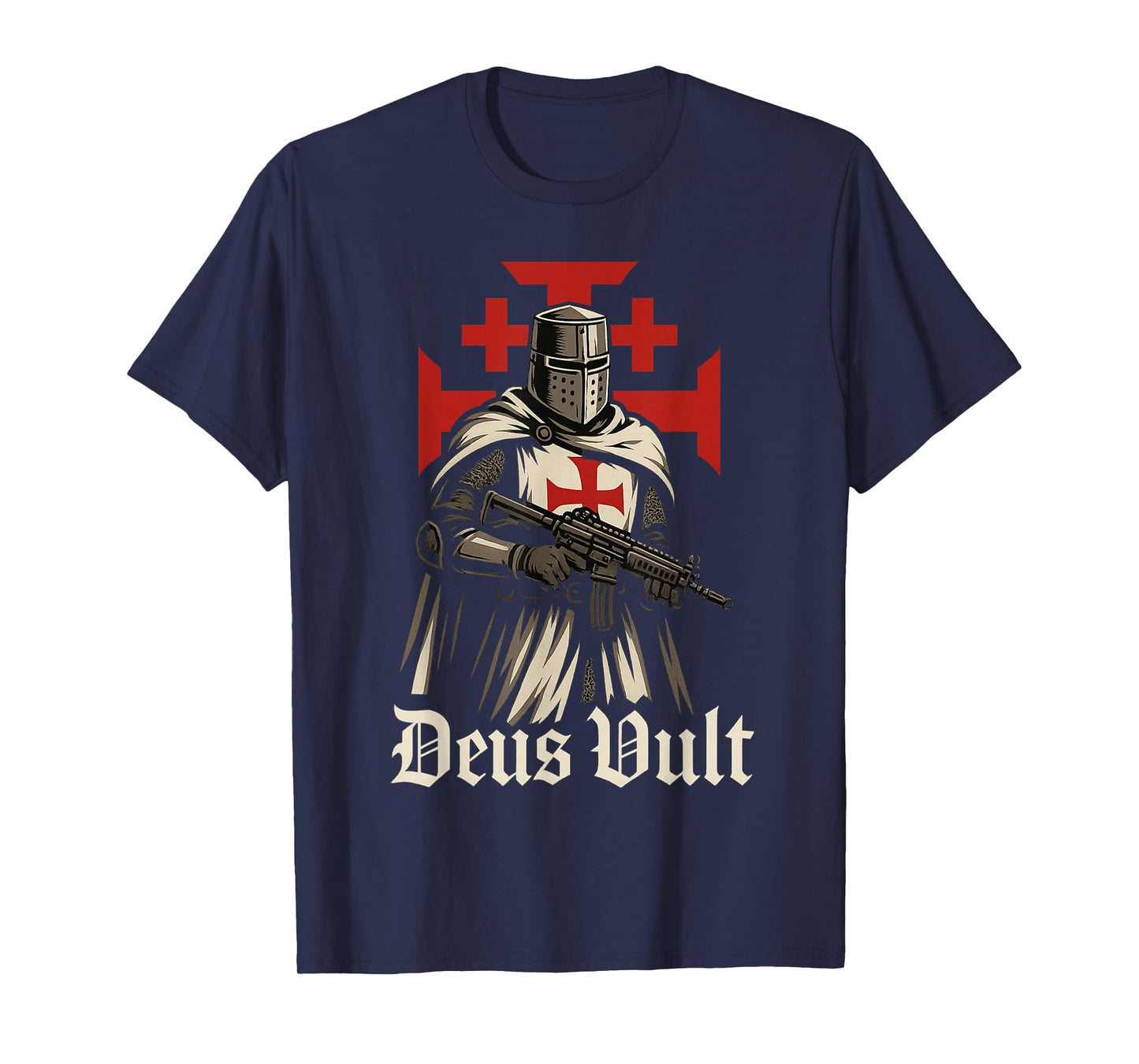 Deus Vult Templar Knight - Soldier of Christ T-Shirt
