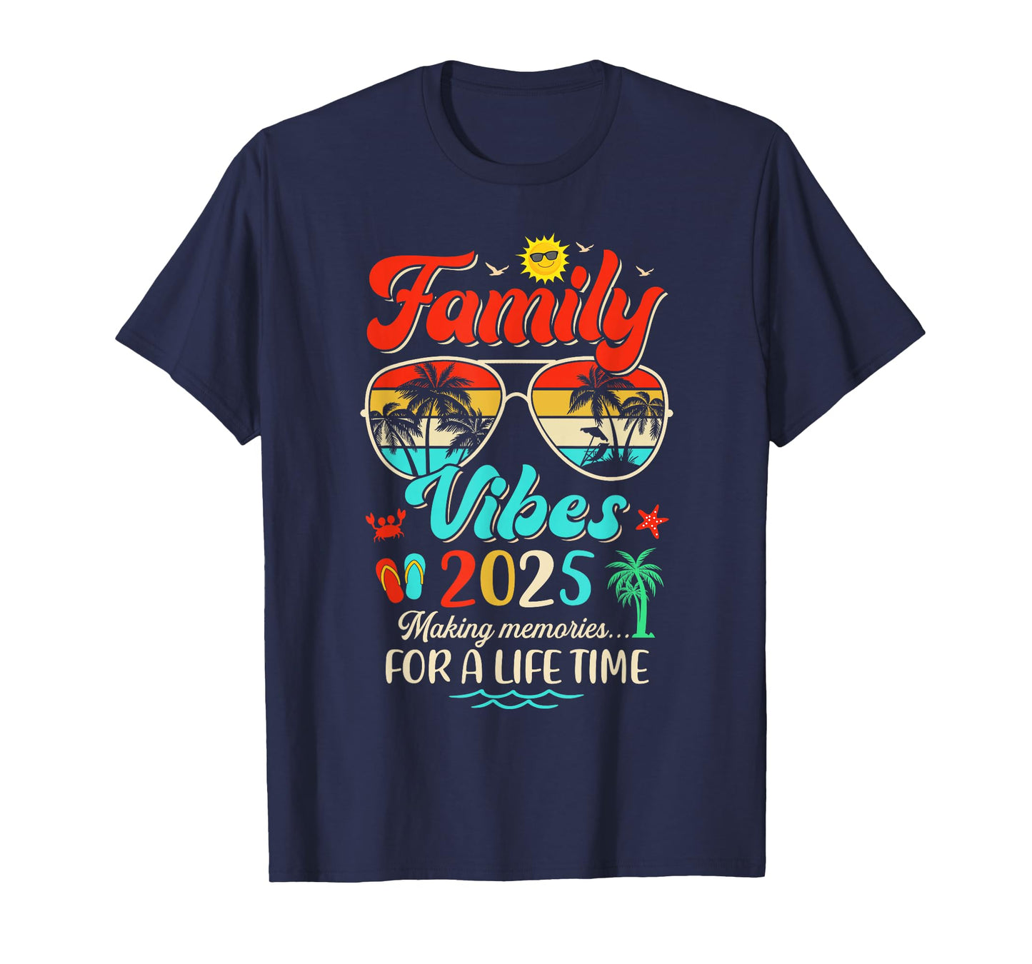 Funny Matching Family Reunion 2025 Making Memories T-Shirt
