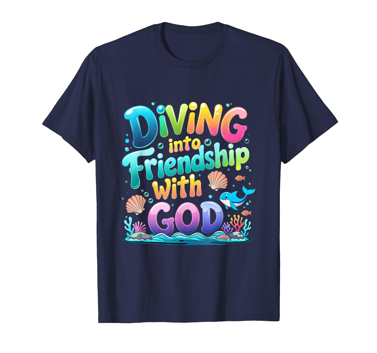 Christian Scuba VBS 2025 Diving Into Friendship With God T-Shirt