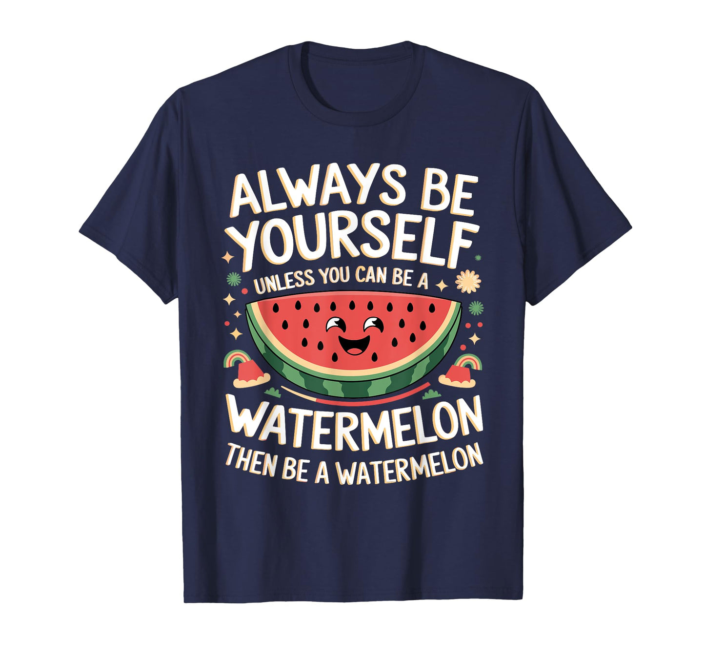 Cute Watermelon Funny Saying Watermelons Fruit Lovers Jokes T-Shirt