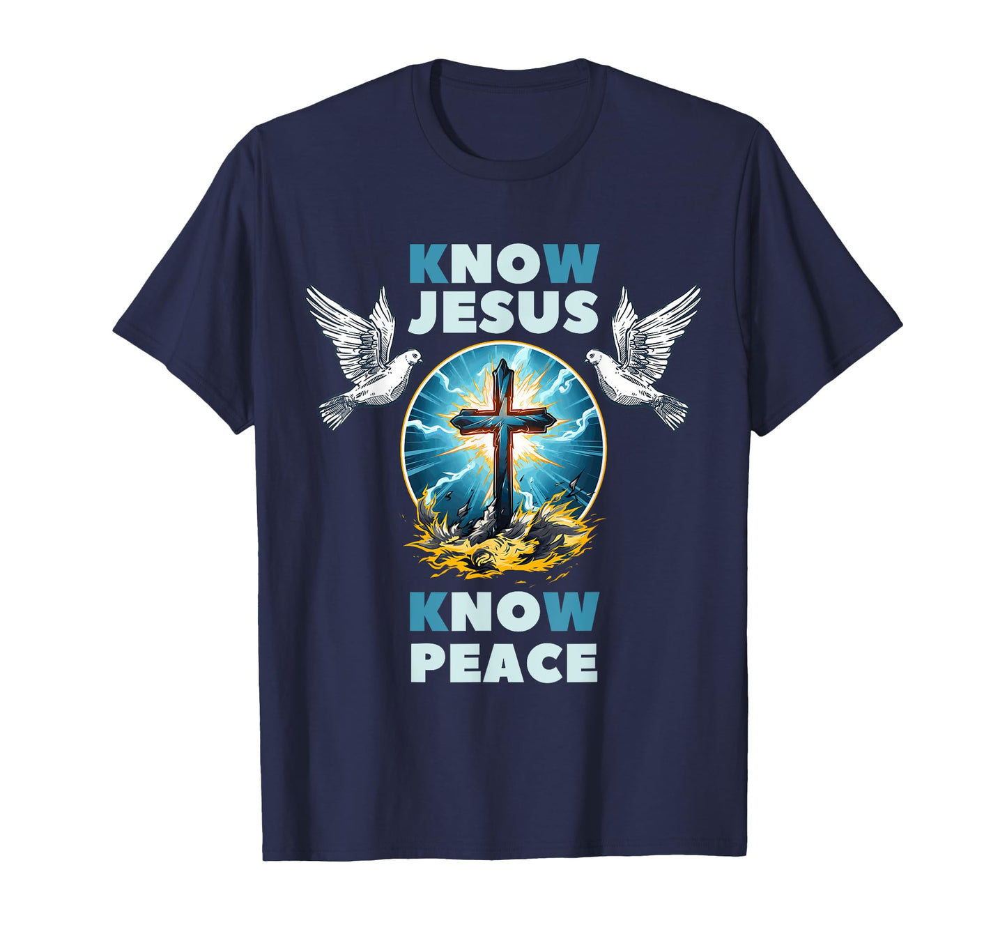 No Jesus No Peace Spiritually Focused Christianity T-Shirt