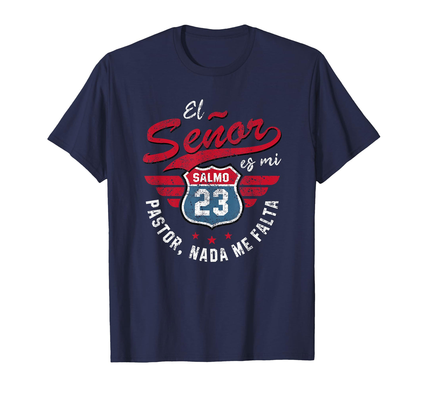 Salmo 23 El Señor Es Mi Pastor Preacher Christian T-Shirt