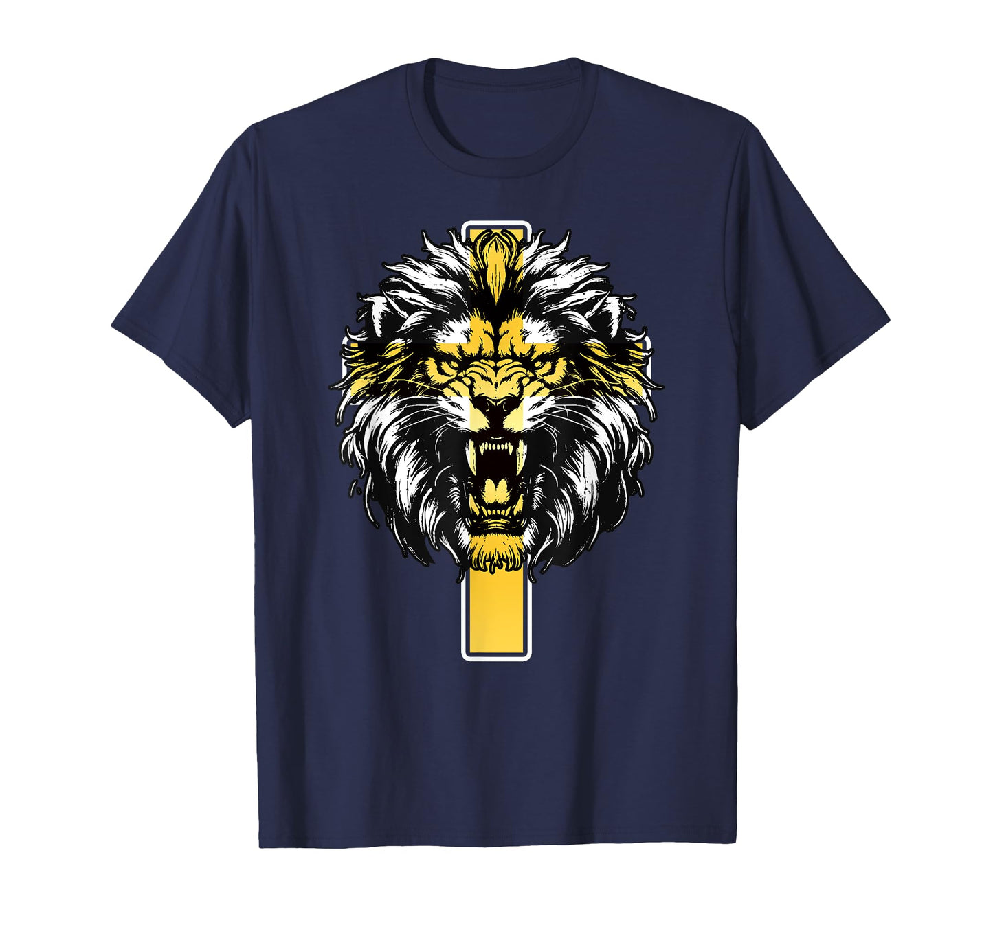 Lion Jesus Cross God Bless I Can Do All Thing Through Christ T-Shirt