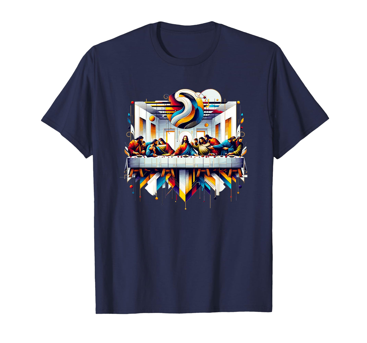 Jesus Last Supper Modern Women Men Christian T-Shirt