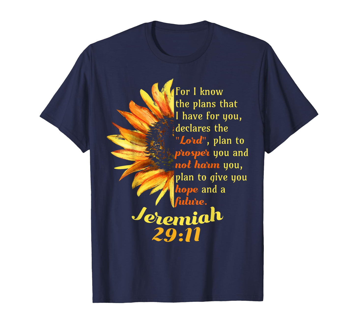 Jeremiah 29:11 Bible Christian Christian T-Shirt