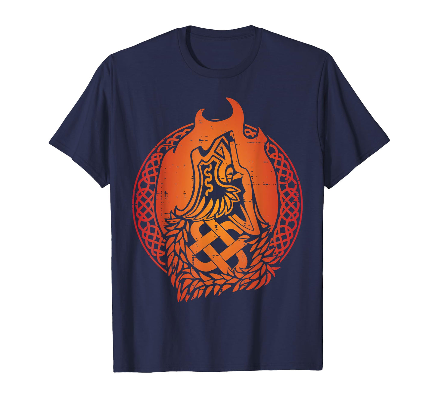 Viking Fenrir Celtic Circle Norse Mythology Men Kids Women T-Shirt