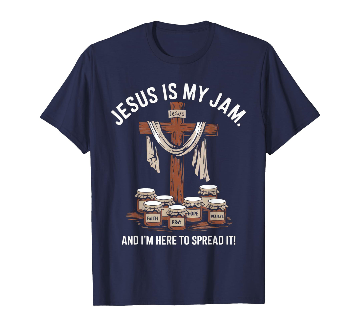 Jesus is My Jam Tshirt Men Women Christian Bible Verse T-Shirt