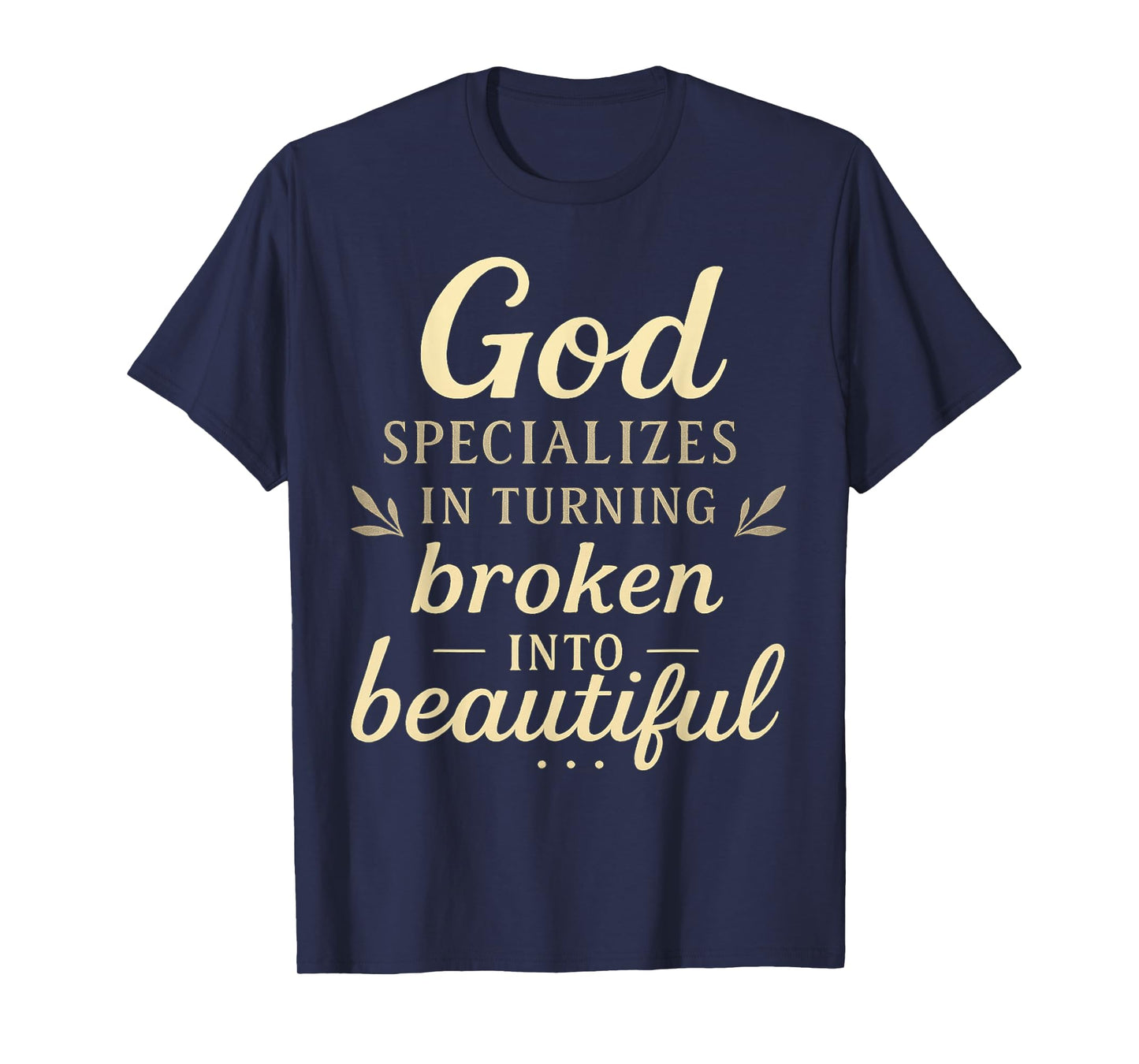 Inspirational Christian Religious Faith Based God Themed T-Shirt