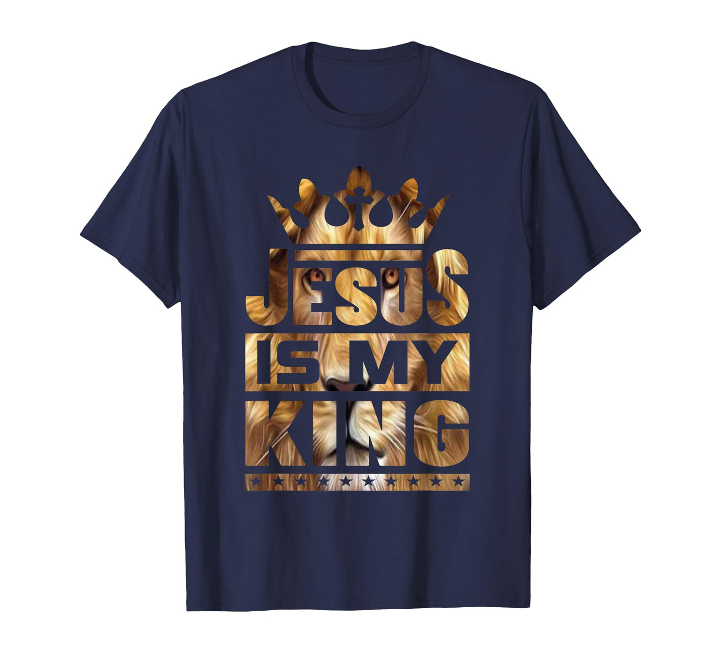 Jesus is My King – Bold Faith and Strength Design T-Shirt