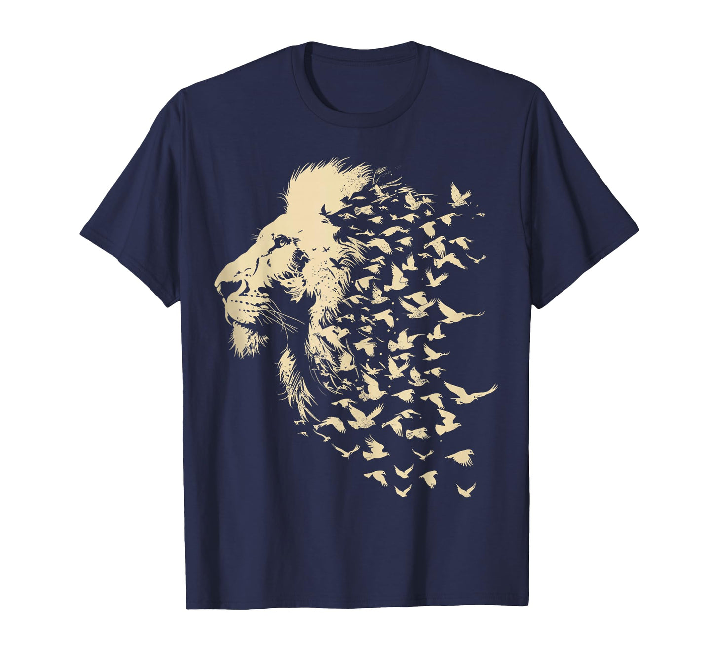 Flying Jesus Lion of Judah Christian Cross T-Shirt