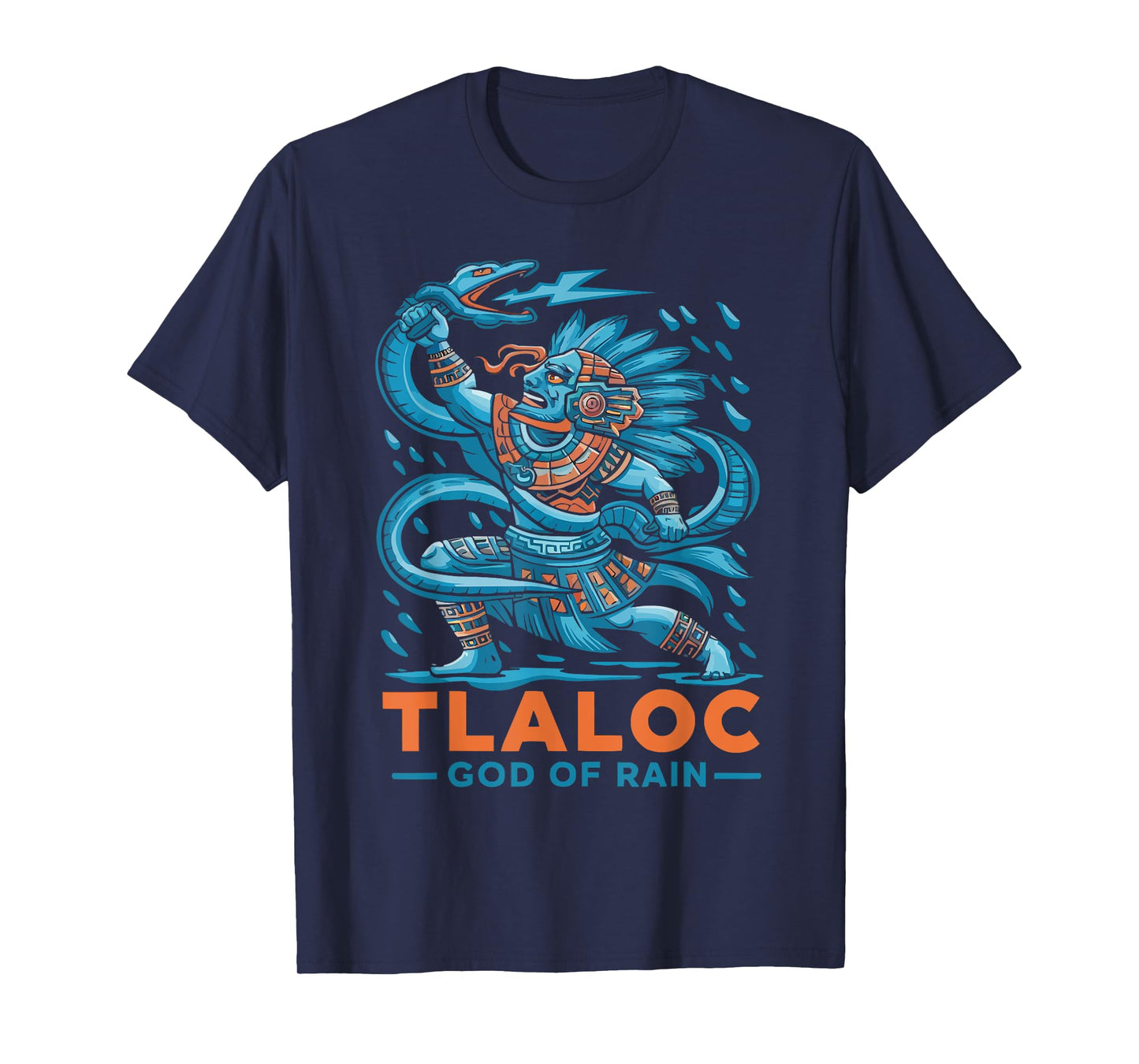 Aztec God Aztec Culture Mayan Indigenous Tlaloc Statue T-Shirt