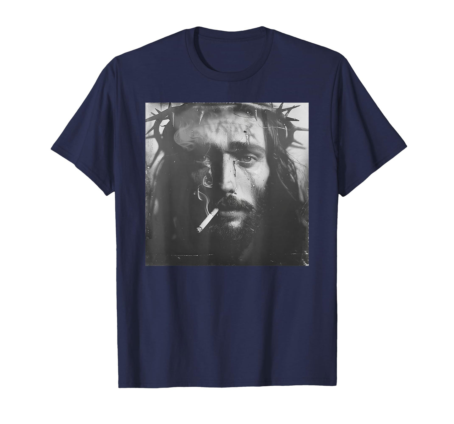 Cooler Jesus Christ Smokes, Resistance, Rebellious Jesus T-Shirt