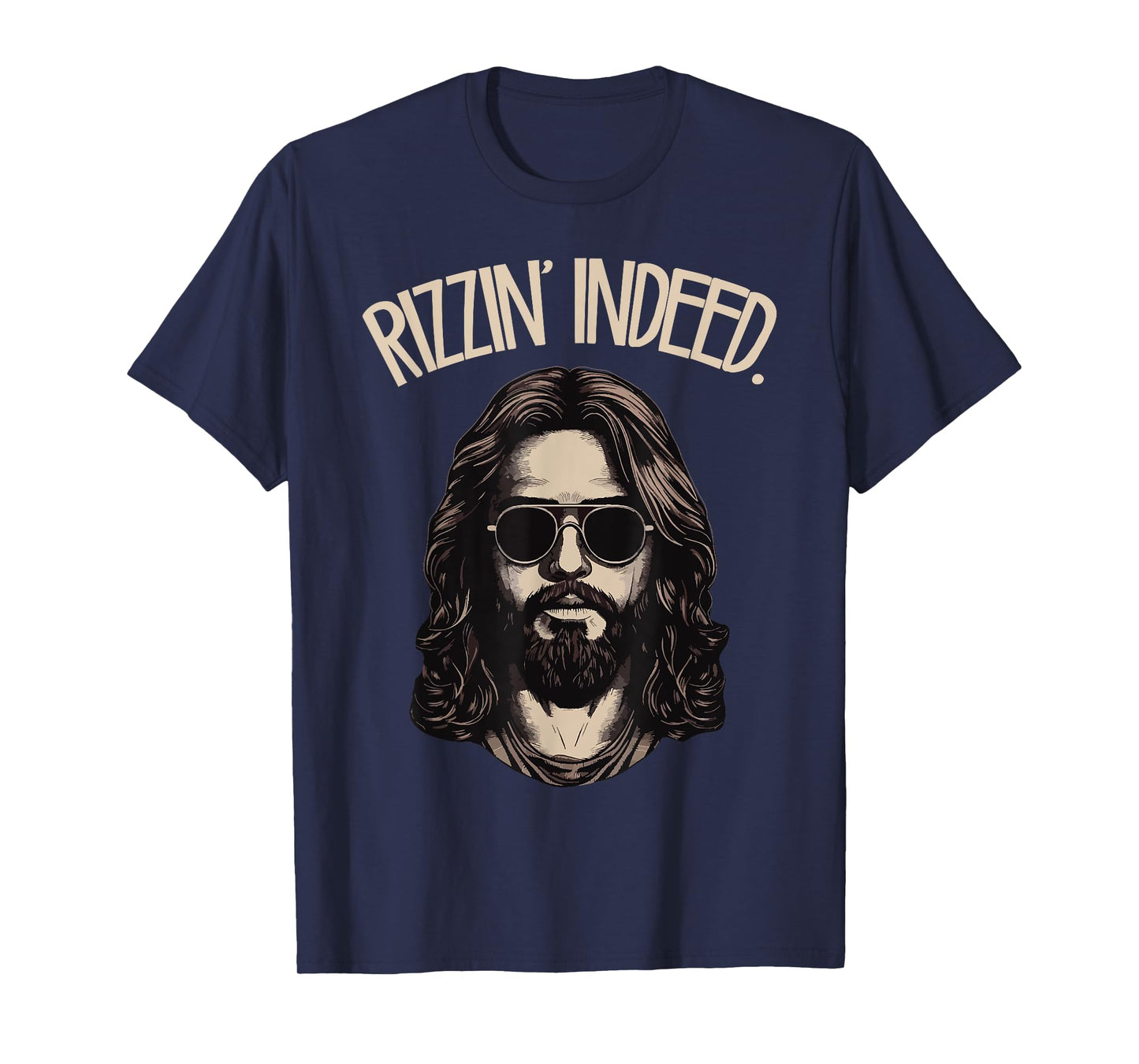 Funny Rizzin' Indeed Religious Christian Jesus Meme T-Shirt