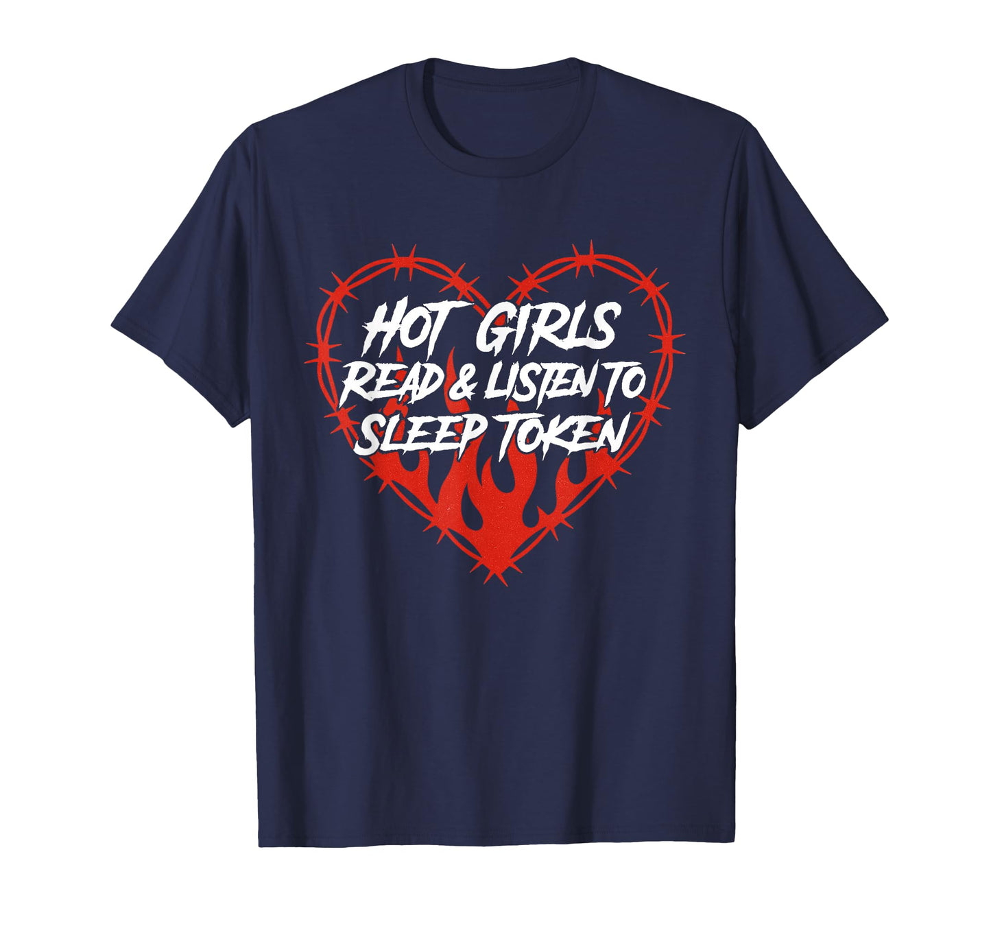 Hot Girls Read and Listen to Sleep Token Aesthetic T-Shirt
