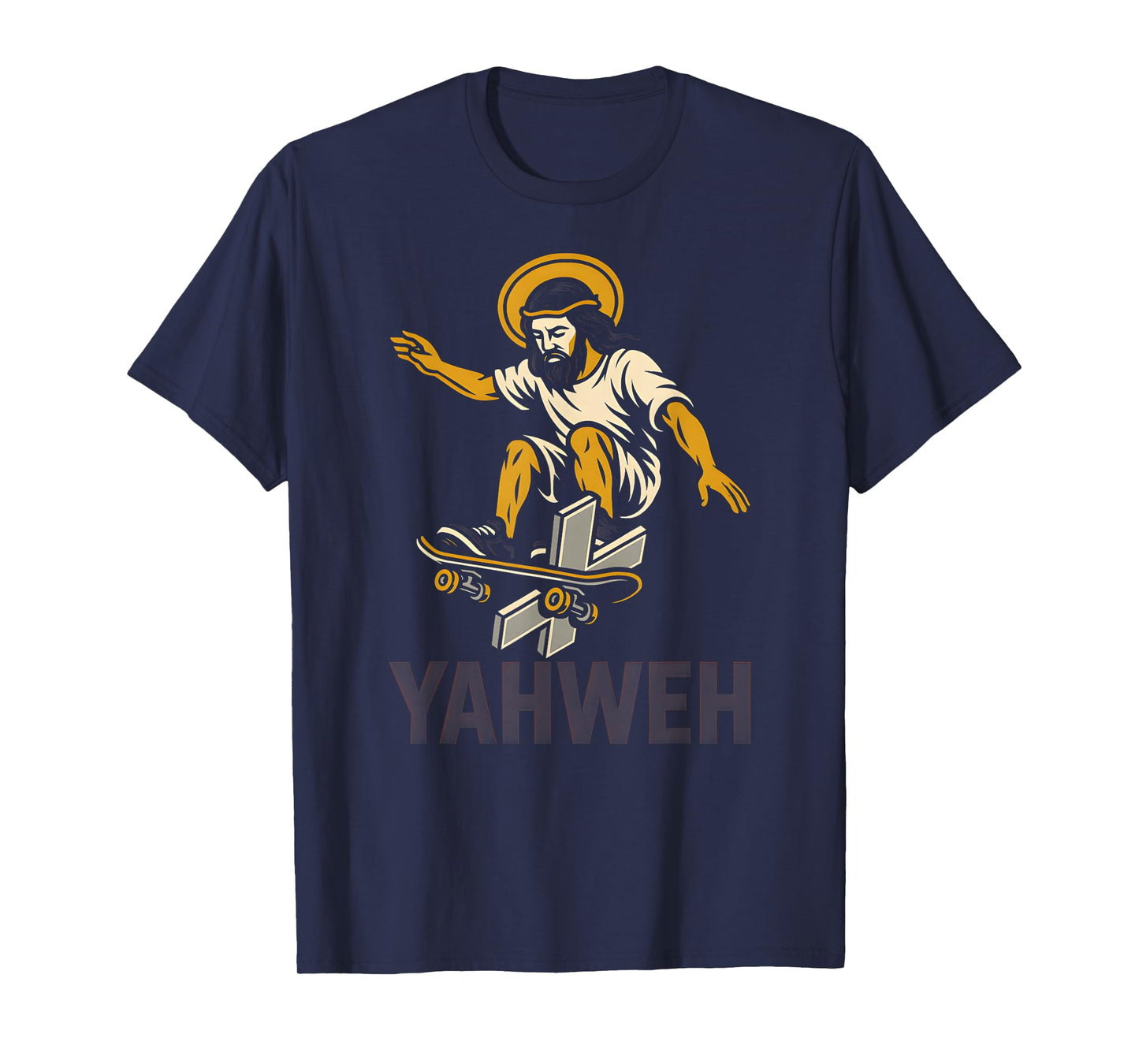 Christian Pop Culture Yahweh Cool Mens Christian Faith T-Shirt