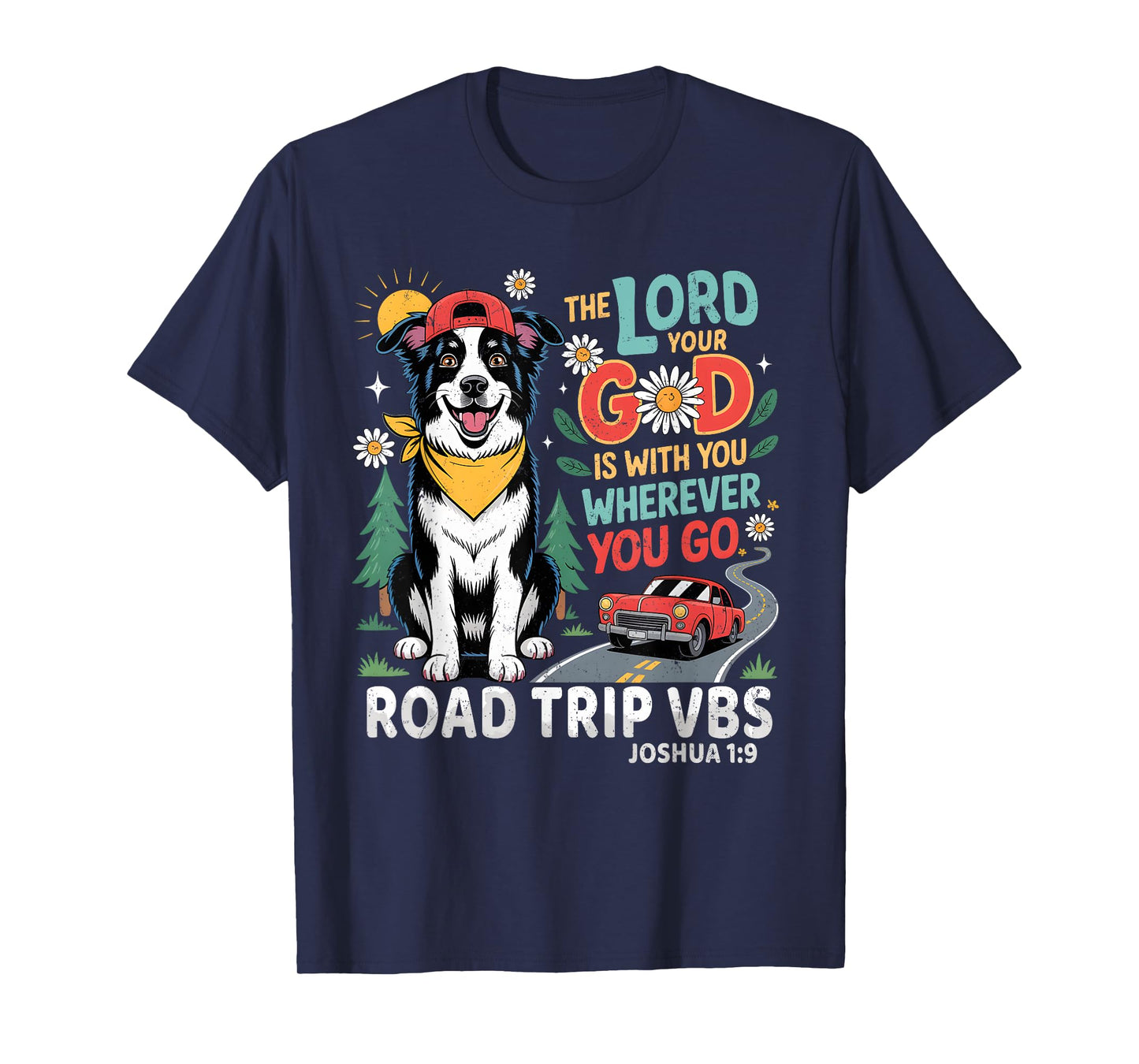 Road Trip VBS 2025 Christian Dog Bible Theme Men Women Kids T-Shirt