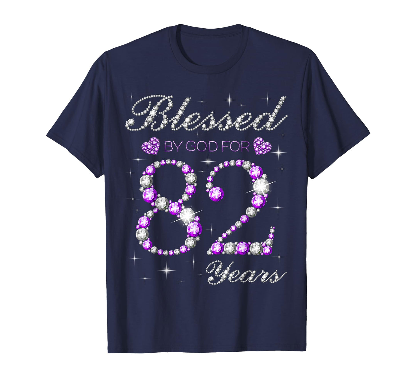 Blessed By God For 82 Years Old 82nd Birthday Party B-day T-Shirt