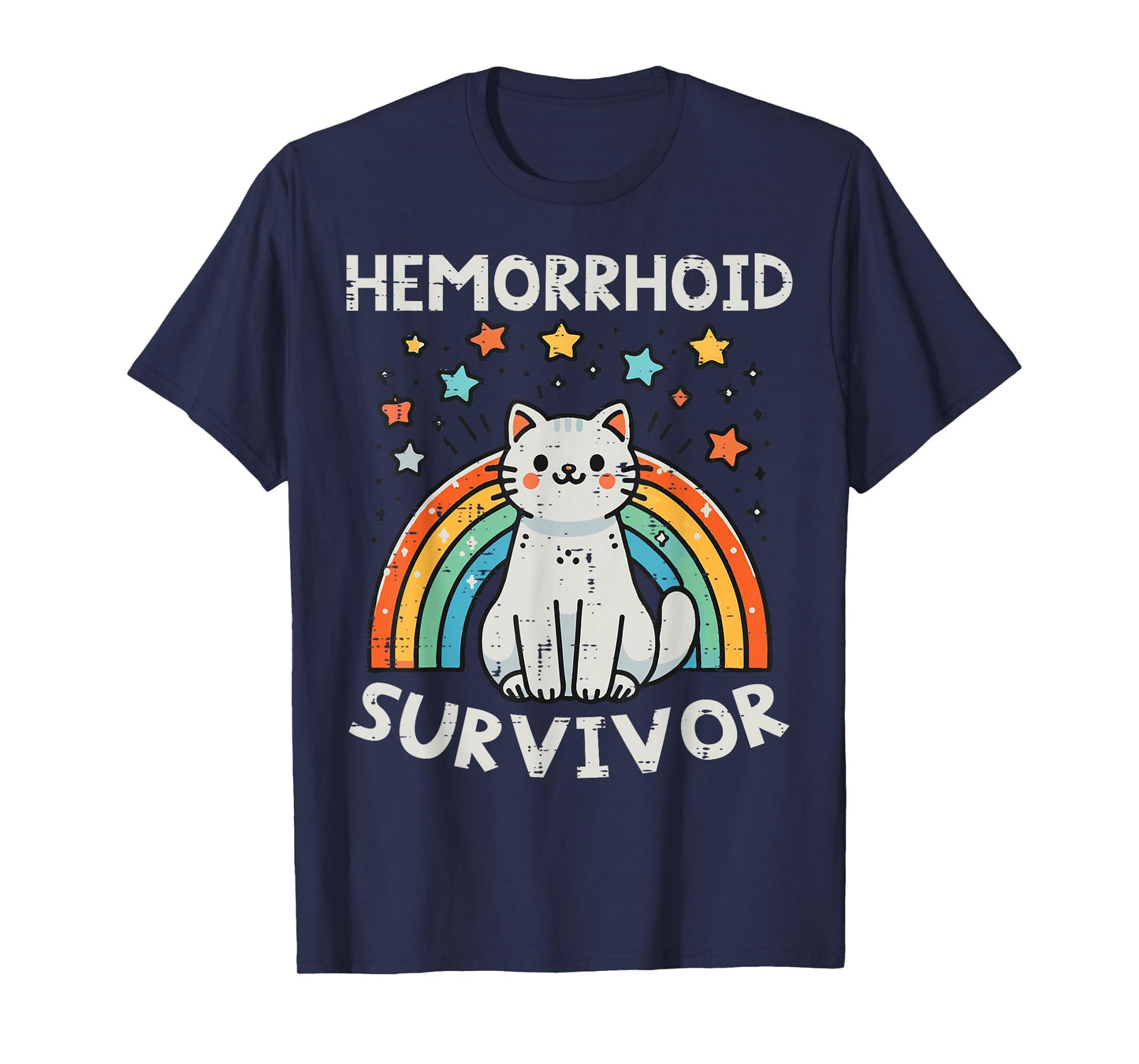 Survivor Cat Funny Cringe Weird Adult Humor Inappropriate T-Shirt