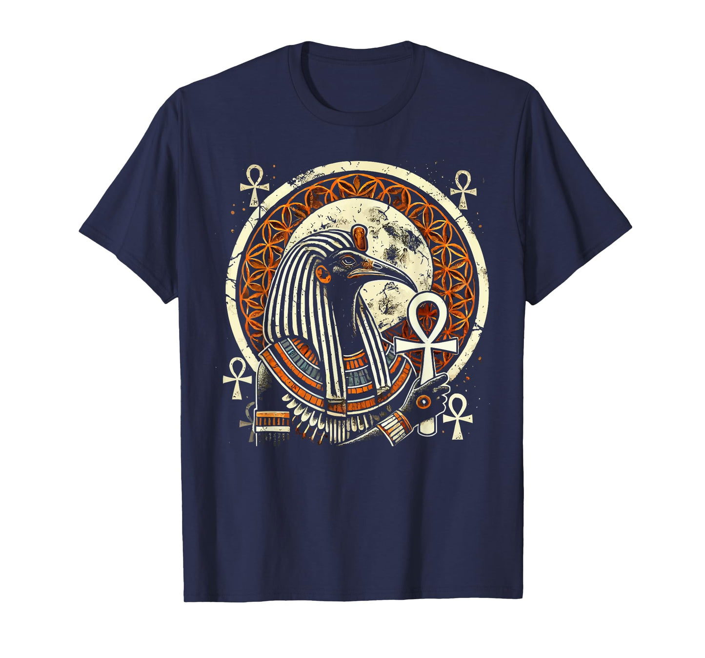 Thoth Egyptian God Egyptian Mythology Pyramid Ancient Egypt T-Shirt