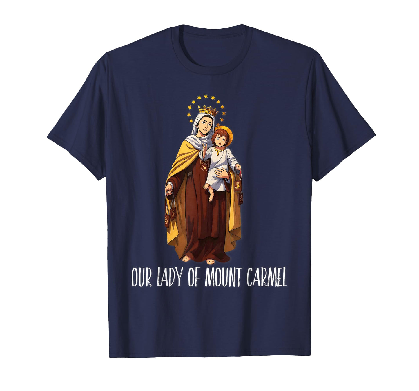 Our Lady of Mount Carmel Marian Catholic T-Shirt