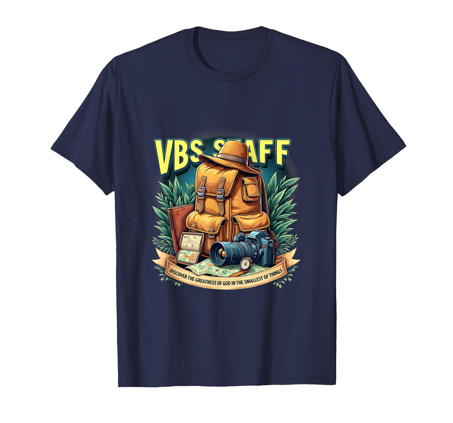 Staff Magnified Smallest Insects VBS Team VBS 2025 Adventure T-Shirt