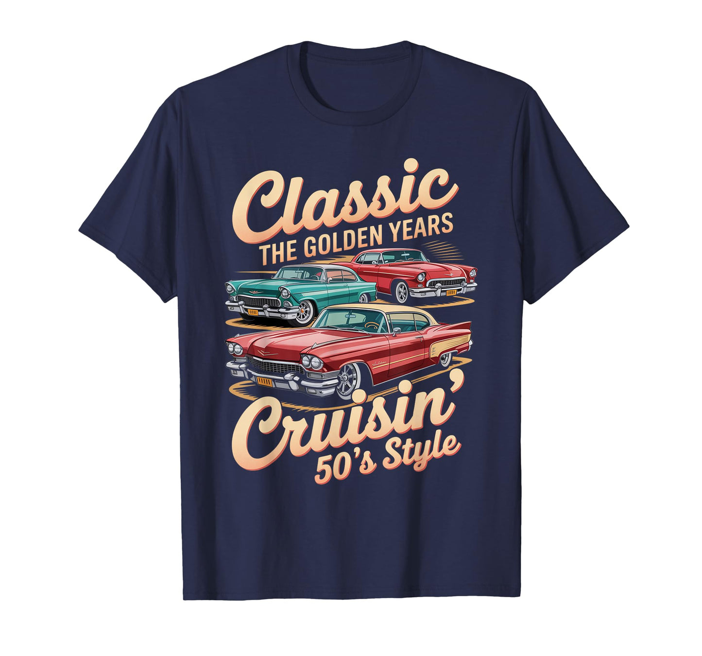 Vintage 50s Car Tee Classic Muscle Car Gifts for Men & Women T-Shirt