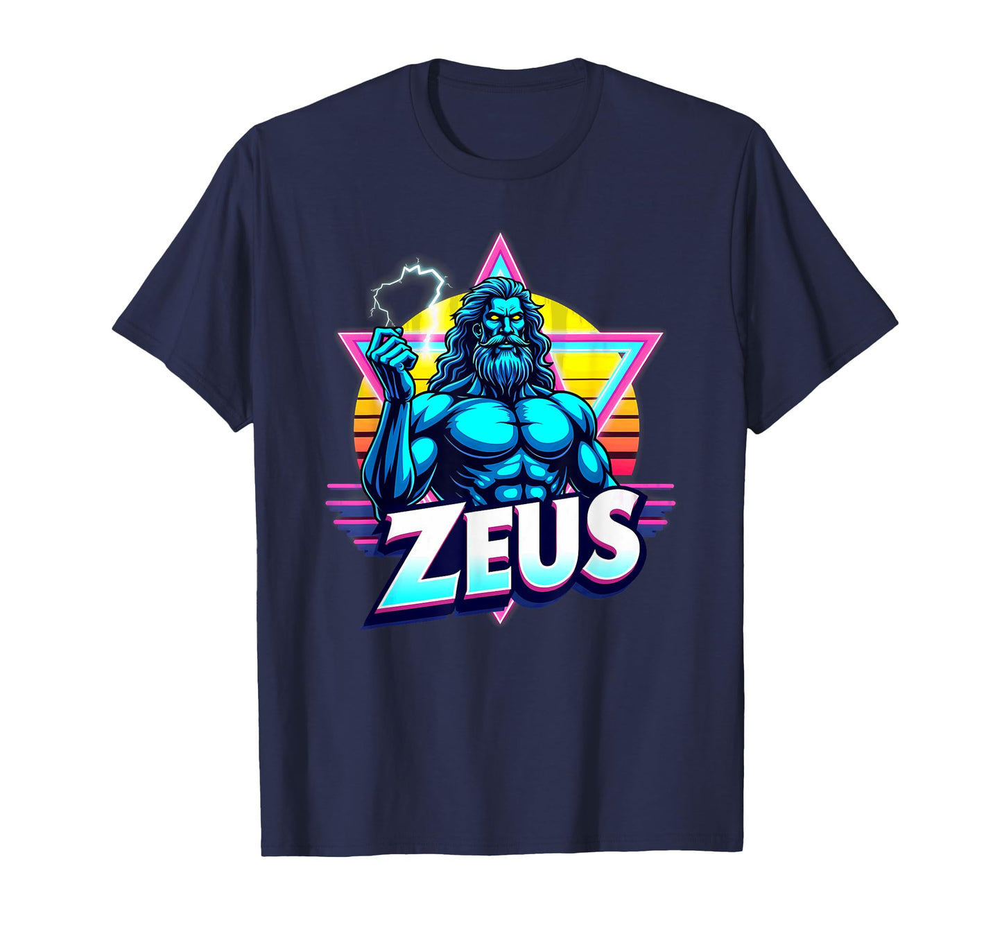 Retro Greek Mythology God Zeus T-Shirt