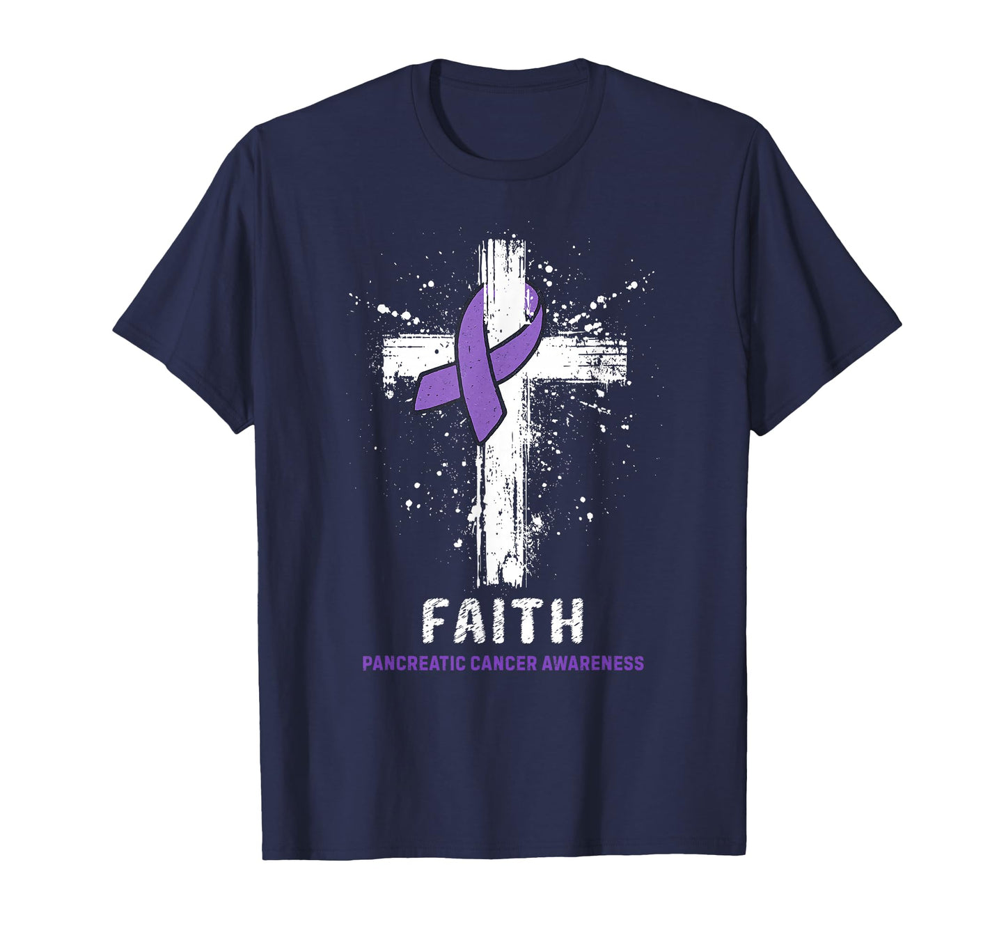 Faith Pancreatic Cancer Awareness T-Shirt