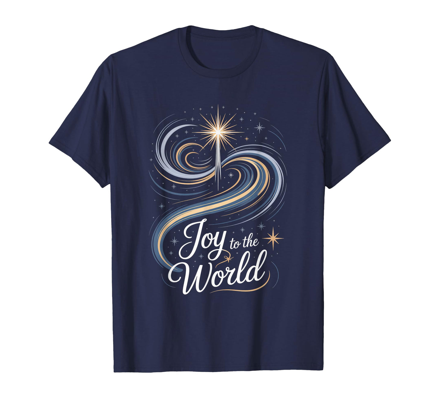 Joy to The World Christmas Star of Bethlehem T-Shirt